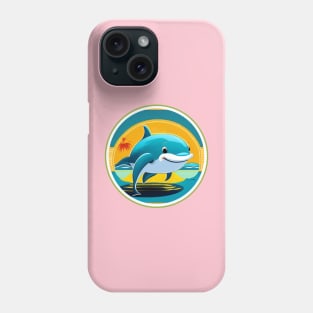 Cuddly baby dolphin Phone Case