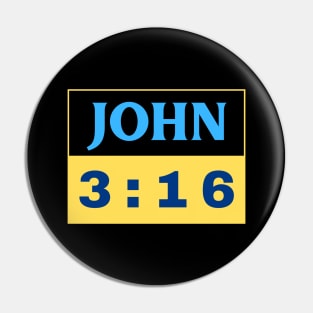 Bible Verse John 3:16 | Christian Pin