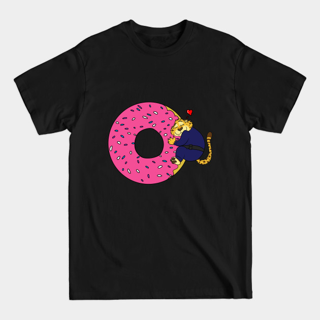 Discover Clawhauser Love Doughnut - Zootopia - T-Shirt