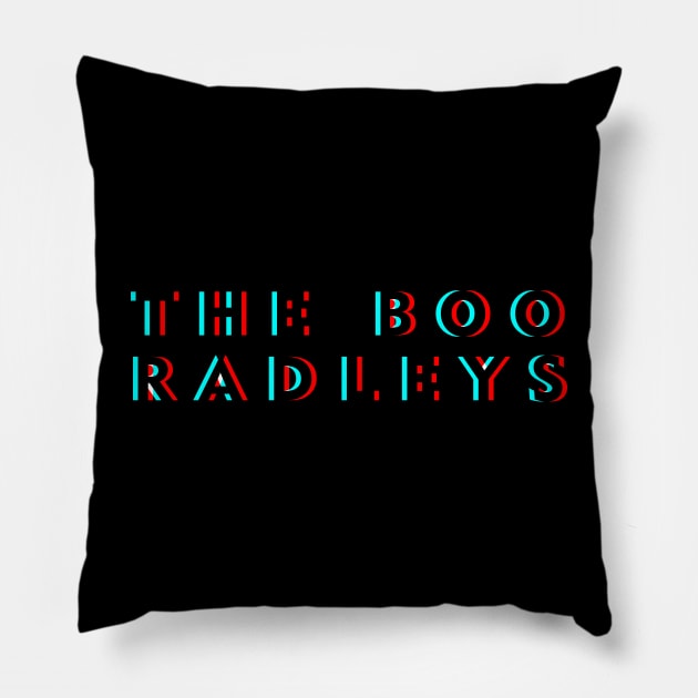 The Boo Radleys - Horizon Glitch Pillow by BELLASOUND