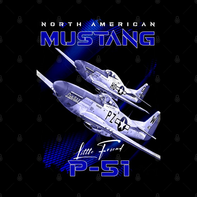 Mustang P51 Fighter Aircraft by aeroloversclothing