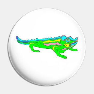 Artwork Lizard Pin