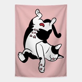 Cow tabby Cat Tapestry