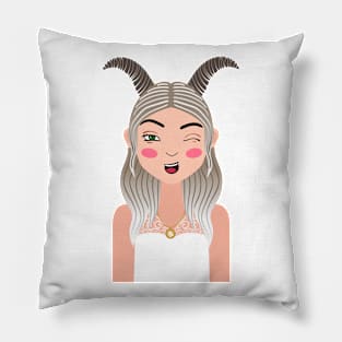 The Girl Sweetest Capricorn on Earth - Capricorn Pillow