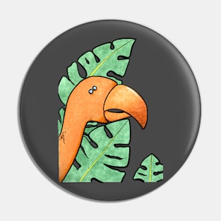 big orange bird Pin