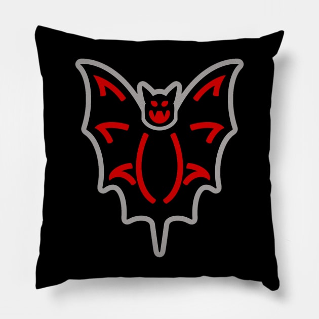 Fright Knights Pillow by Cole Kovatch Tattoos