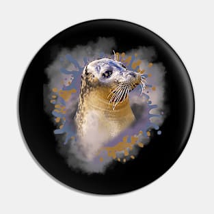 Seal baby seal North Sea gift Pin