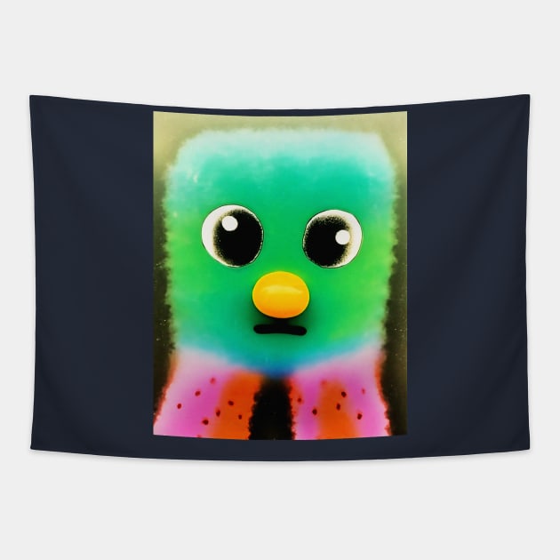 Funny abstract animal Tapestry by KOTYA