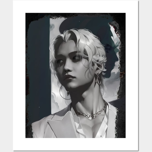 Felix, From Stray Kids Original K-pop Fanart Print 