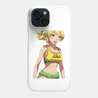 Blonde Girl Running Phone Case