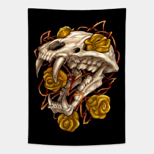 Golden Panther Tapestry