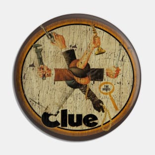 Vintage Style art- Clue Pin