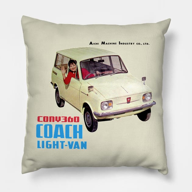 CONY 360 - advert Pillow by Throwback Motors