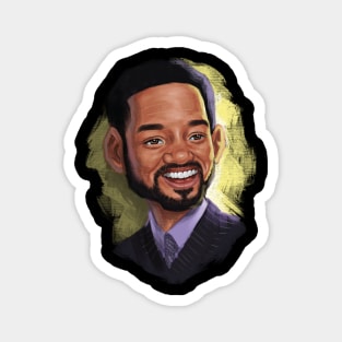 Will Smith Caricature Magnet