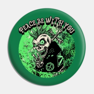 Peace Be With You Pin