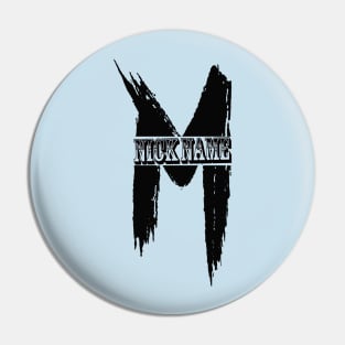 nickname M black Pin