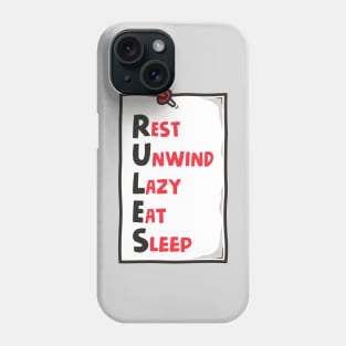 RULES Phone Case