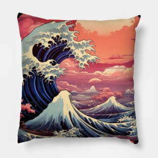 The Great Retro Wave Pillow