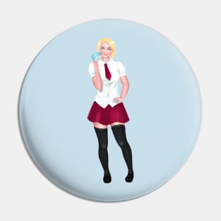 Power Girl as Class President Pin