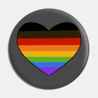 Queer POC Heart Pin