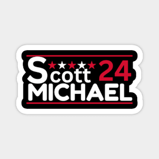 Michael Scott 2024 Election Parody Threat Level Midnight Magnet