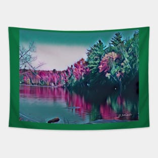 Peaceful Pond Tapestry