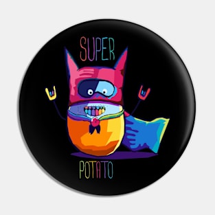 Super Potato Dad Pin