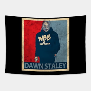 Dawn Staley distressed effect Tapestry