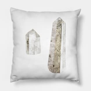 Quartz crystals Pillow