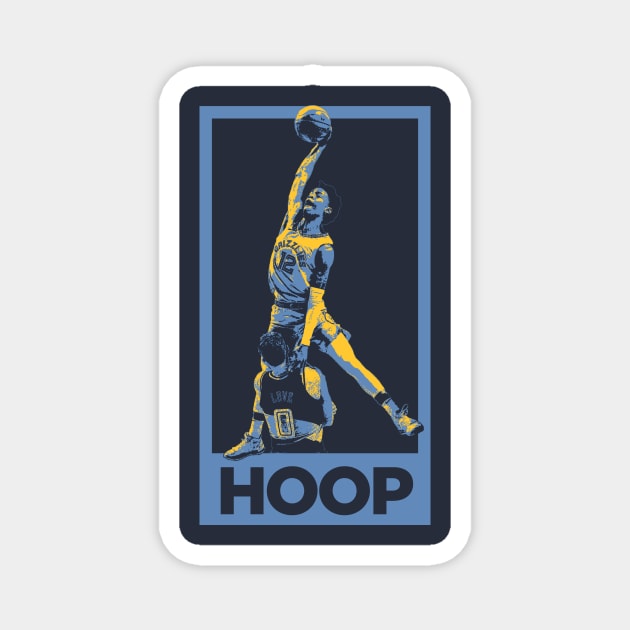 Memphis Grizzlies Ja Morant Hoop Design Magnet by APsTees