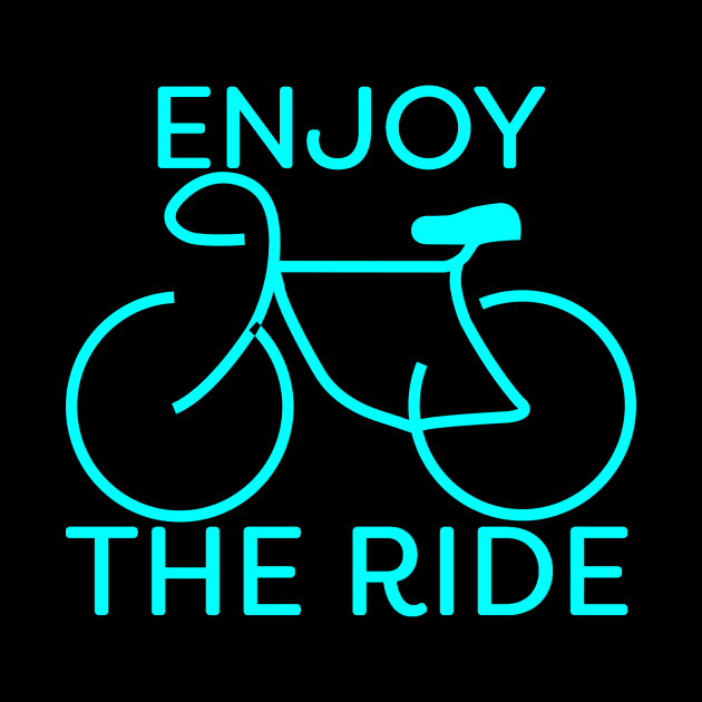 Enjoy The Ride Bike Blue Cycling Gift by ballhard