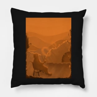 Bilbo Baggins chilling at Bagend - artprint Pillow