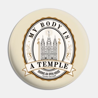 My Body is a Temple Pin