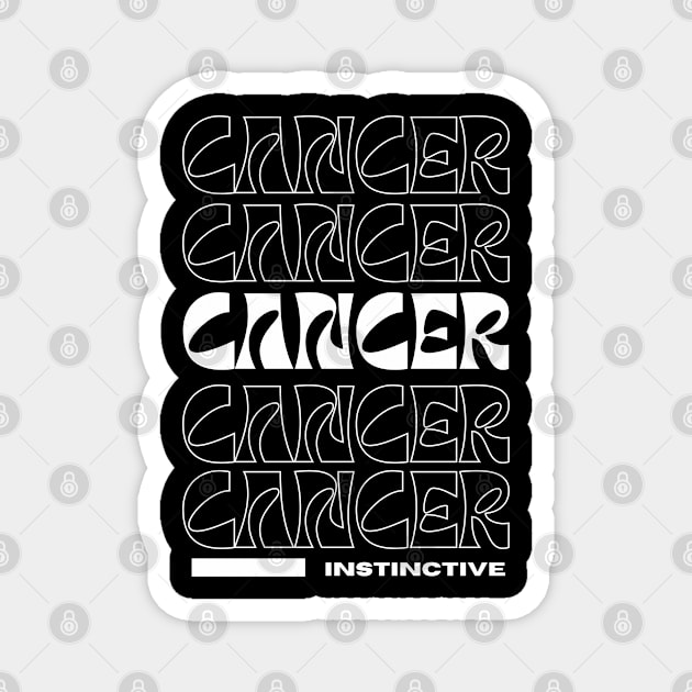 Zodiac sign Cancer Magnet by Juliet & Gin