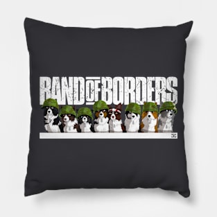 Band of Borders - Jungle White Pillow