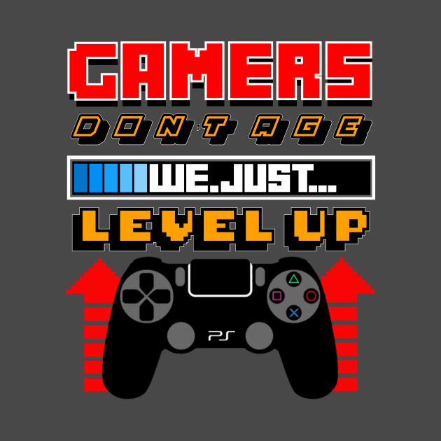 Gamers level up by EmbeeArqam