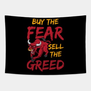 Buy The Fear, Sell The Greed Trading & Investing Tapestry