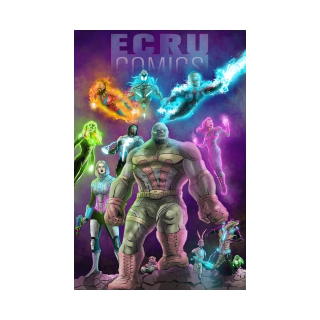 ECRUCOMICS team by carrillo_art_studios