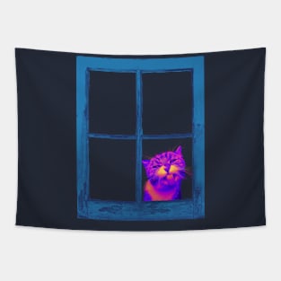 CAT LICK Tapestry