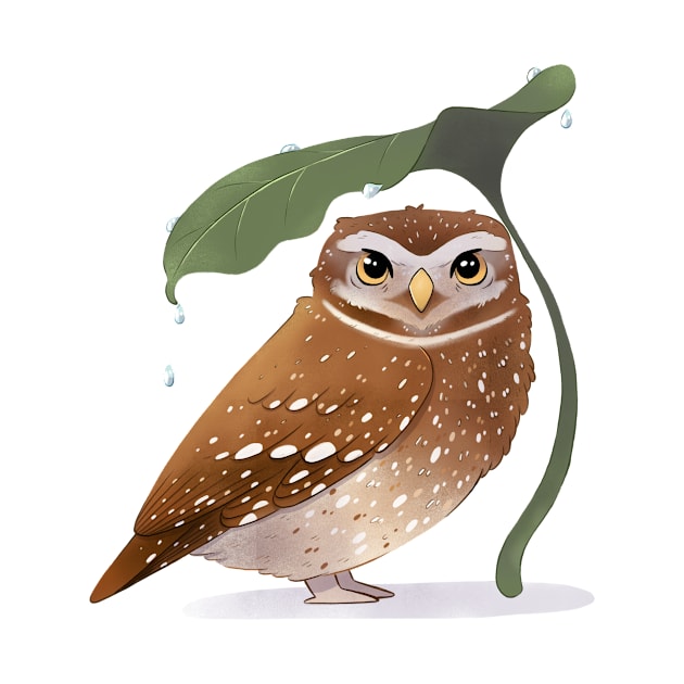 Rainy Owl by Melissa Jan