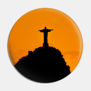 Corvocado Christ the Redeemer Pin