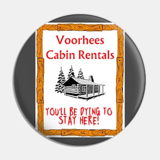 Voorhees Cabin Rentals Pin