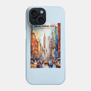 New York City Watercolor Phone Case