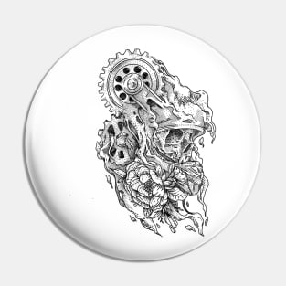 Skullhead Machine Pin