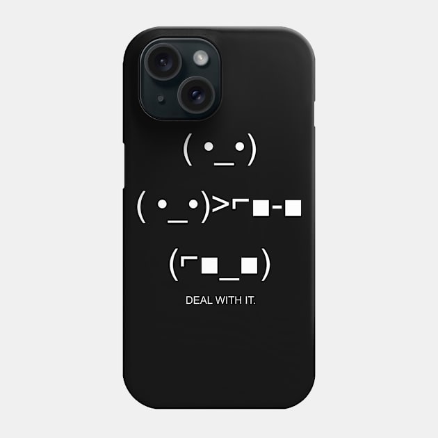 DEAL WITH IT. Phone Case by minimalists