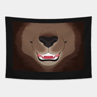 Dark Nose - Chocolate Mane Lion Face Tapestry