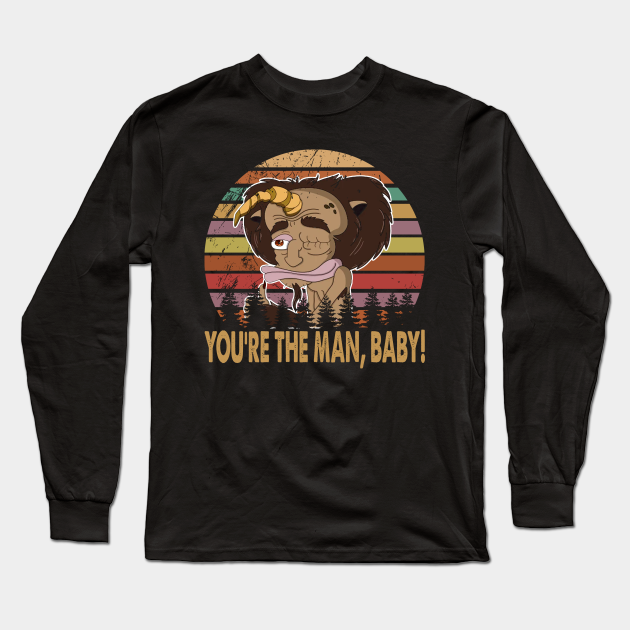 big mouth retro vintage you are the man - Big Mouth - Long Sleeve T-Shirt
