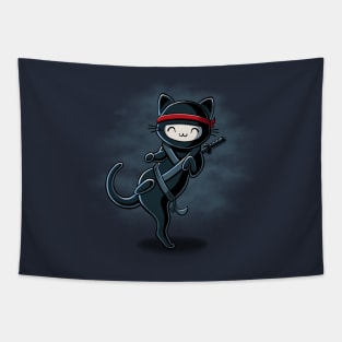 Ninja Cat Tapestry