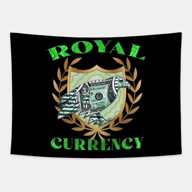 Royal Currency Eagle Tapestry by All Aces