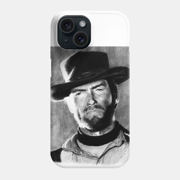 The Man with No Name Phone Case by pencilartist